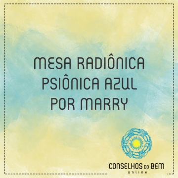 MESA RADI�NICA PSI�NICA AZUL POR MARRY